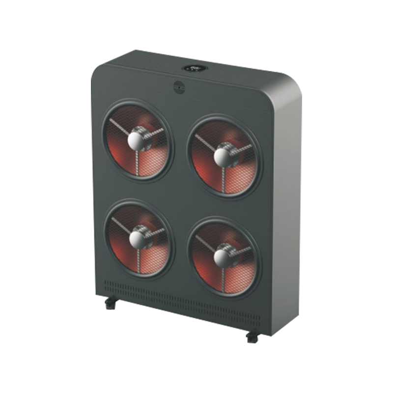 3000W 4ヘッドは、工業用ビッグエレクトリックヒーターDF-168-04を強調しています
